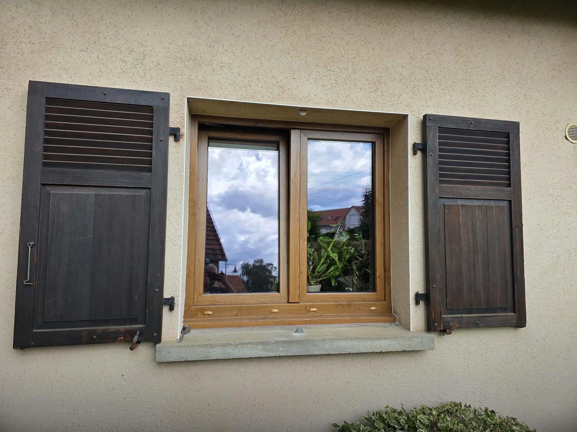Fenêtre PVC Winchester et volets battants neufs à Plobsheim, avant